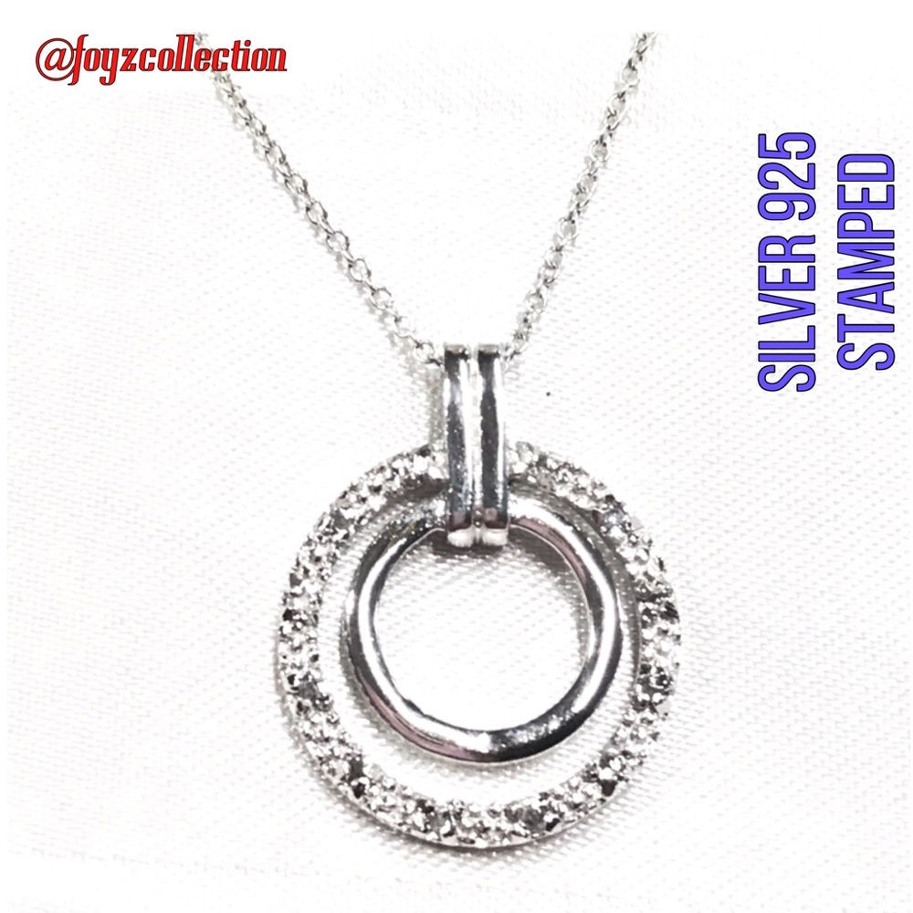 Silver 925 with diamond accent s-7